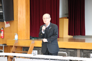記者会見　写真