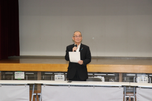記者会見写真