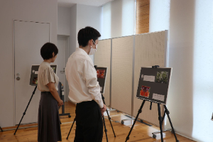昨年度の作品展の様子