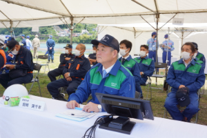 熊野川総合水防演習写真