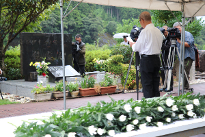 ９月４日　紀伊半島大水害追悼献花式