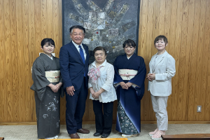 正調新宮節　新役員表敬訪問