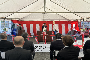 熊野第一交通軽自動車タクシー出発式