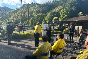 観光看板除幕式　写真１