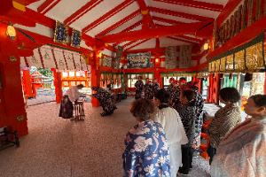 気仙沼市唐桑訪問団との交流会