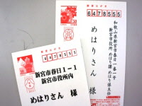年賀状の写真