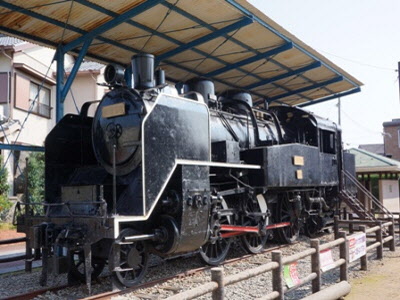 蒸気機関車の写真