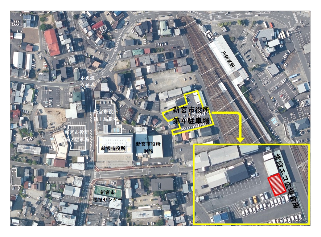 常設エコ広場　位置図