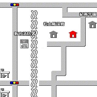 アクセス方法を記した地図