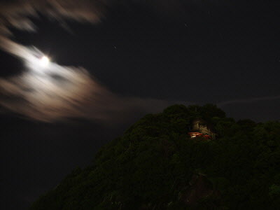 月あかりの神倉山の画像