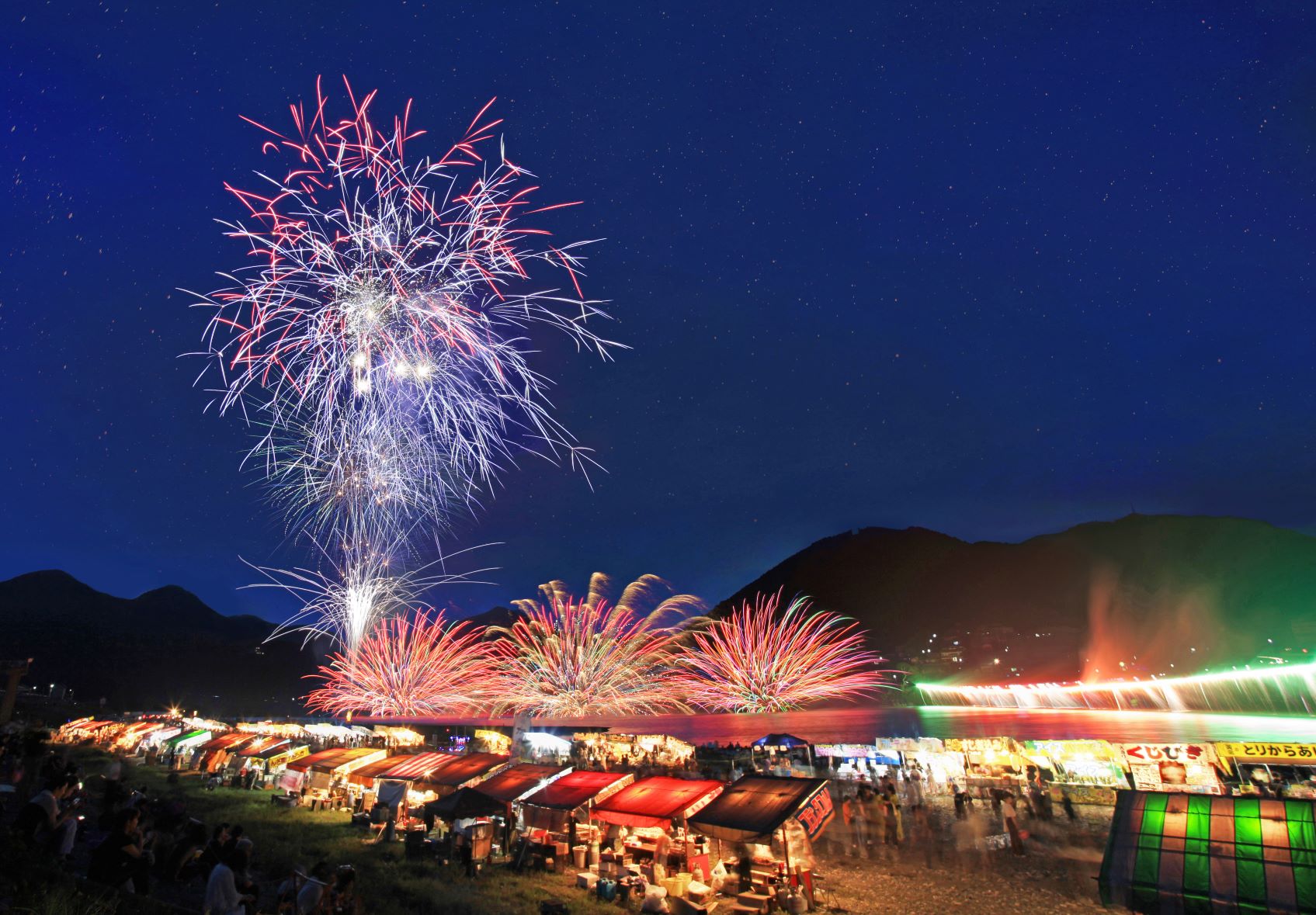 夜空の宝石箱の画像